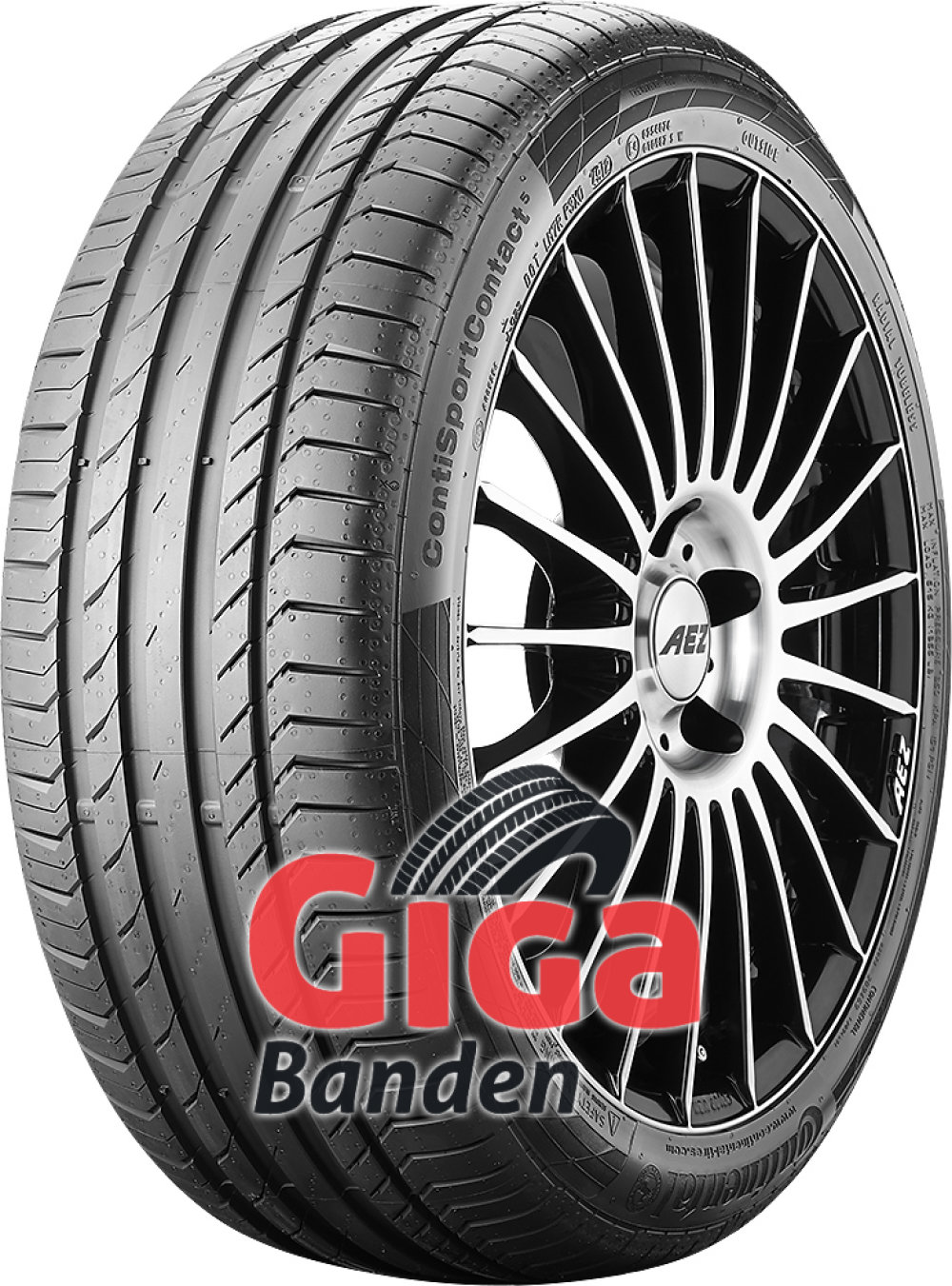 Continental ContiSportContact 5 SSR ( 255/35 R18 90Y met velgrandbescherming, runflat ) Continental ContiSportContact 5 SSR ( 255/35 R18 90Y met velgrandbescherming, runflat )