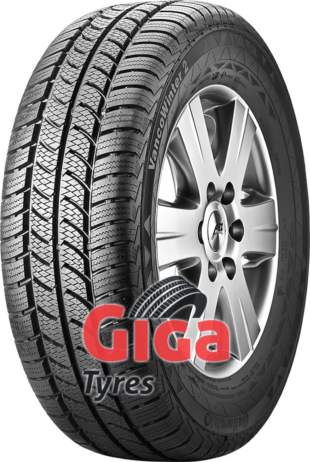 Continental VancoWinter 2 ( 205/75 R16C 110/108R 8PR ) Continental VancoWinter 2 ( 205/75 R16C 110/108R 8PR )