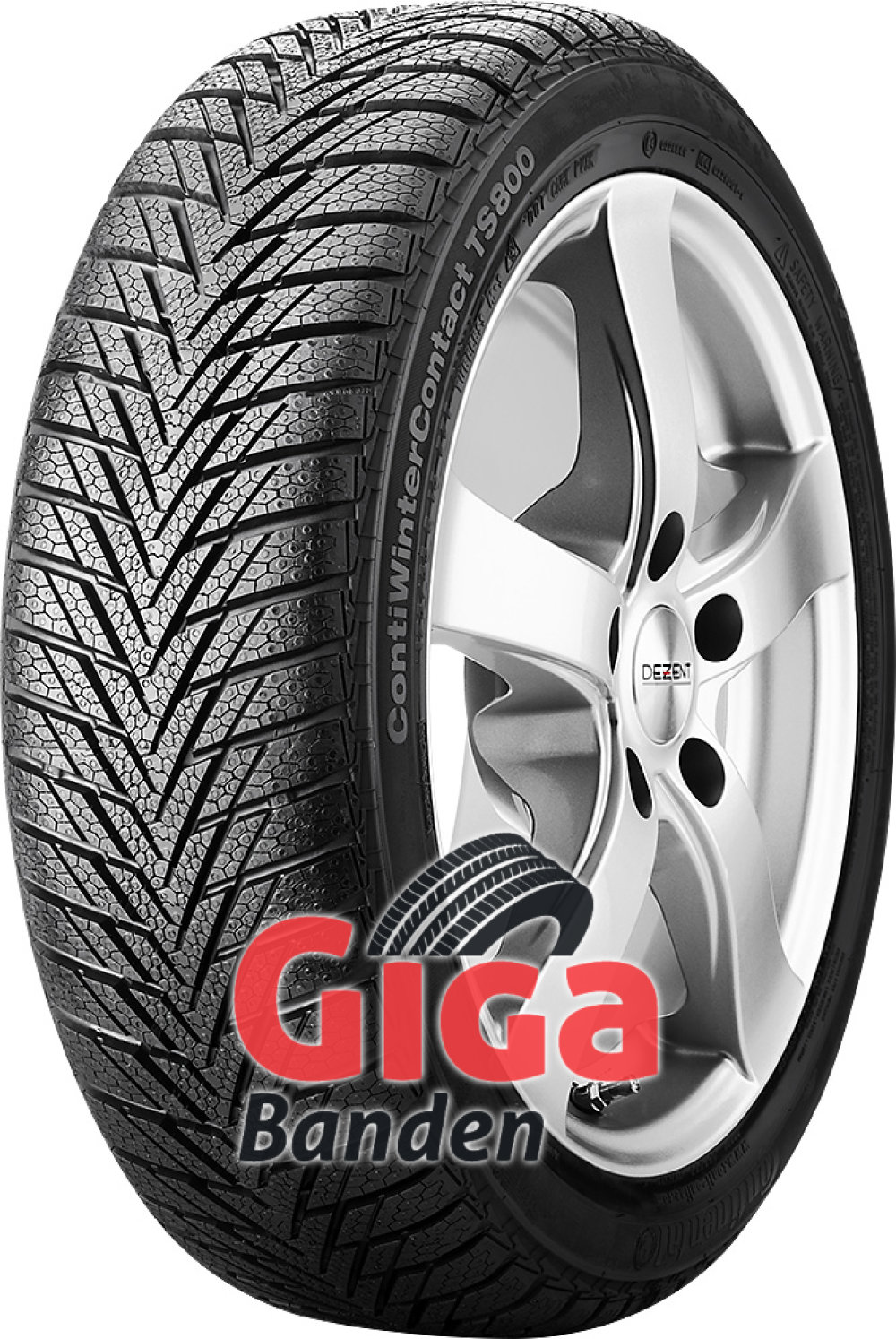 Continental WinterContact TS 800 ( 195/50 R15 82T met velgrandbescherming ) Continental WinterContact TS 800 ( 195/50 R15 82T met velgrandbescherming )
