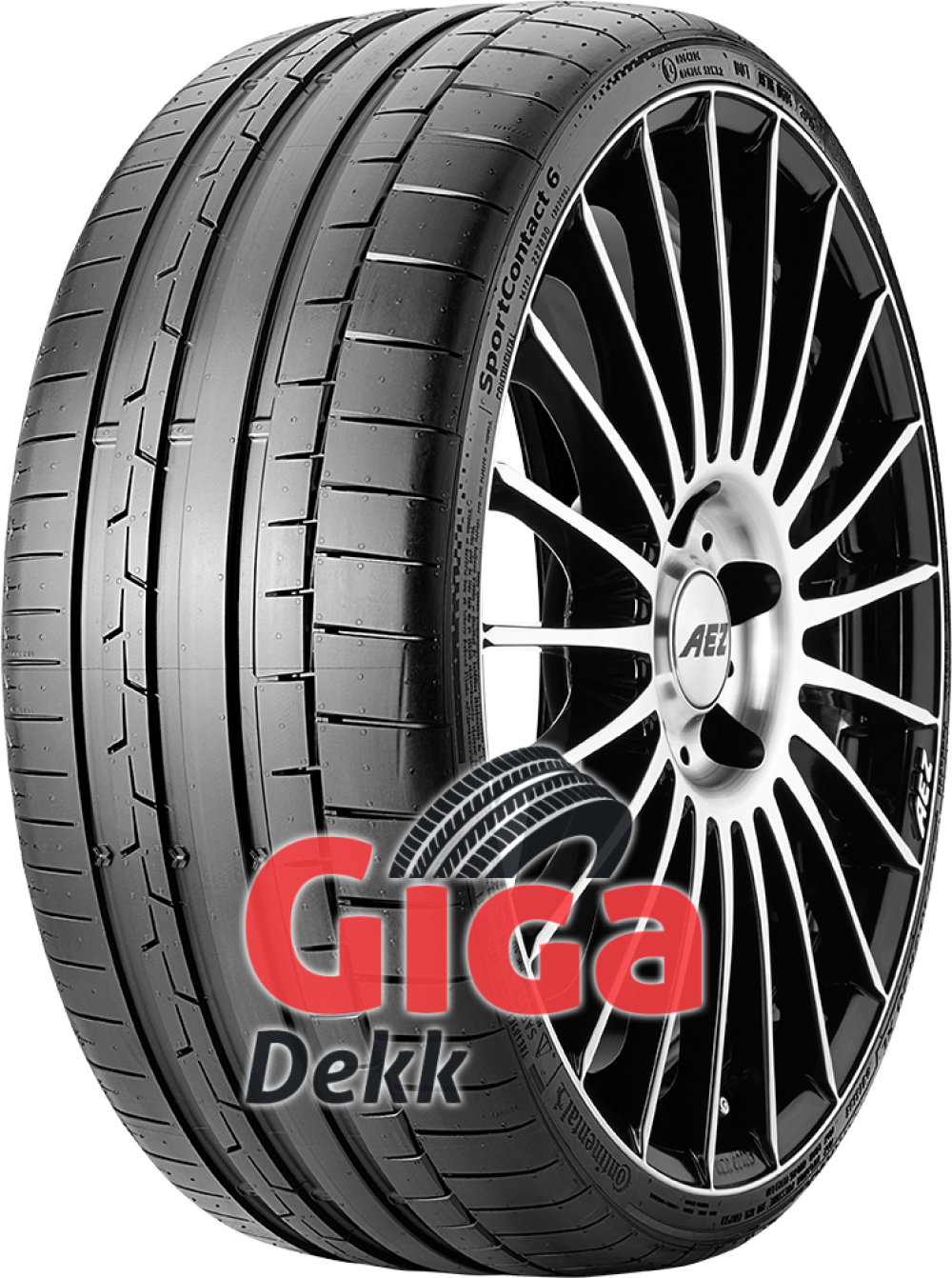 Continental SportContact 6 ( 295/35 ZR22 108Y XL med felgkant ) Continental SportContact 6 ( 295/35 ZR22 108Y XL med felgkant )