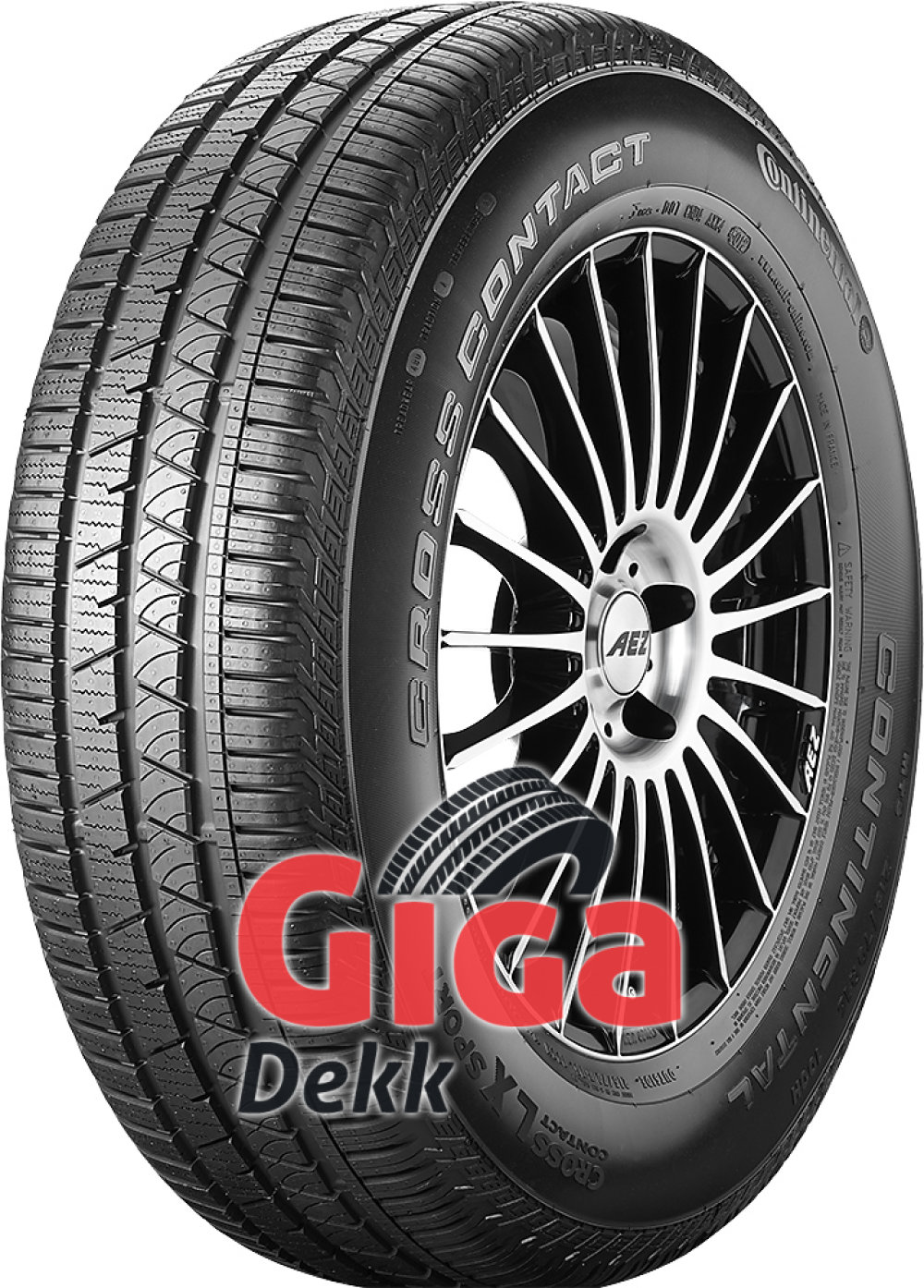 Continental ContiCrossContact LX Sport ( 255/60 R18 112V XL med felgkant, J ) Continental ContiCrossContact LX Sport ( 255/60 R18 112V XL med felgkant, J )