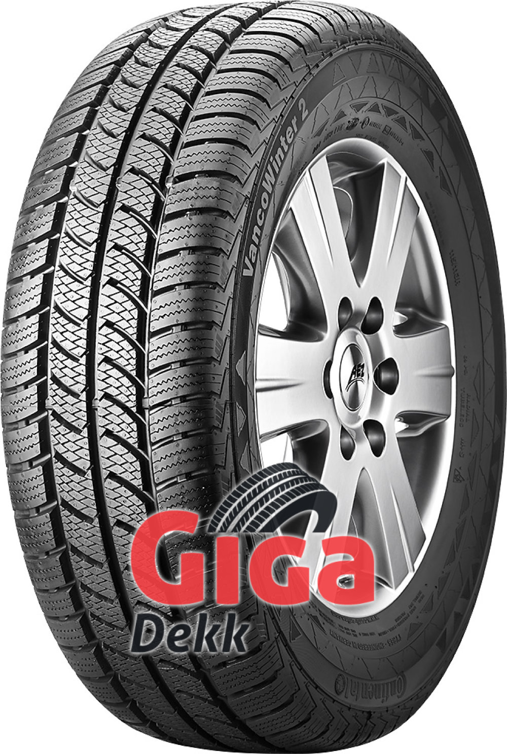 Continental VancoWinter 2 ( P225/75 R16C 116/114R 8PR , dobbel merking 118/116P ) Continental VancoWinter 2 ( P225/75 R16C 116/114R 8PR , dobbel merking 118/116P )