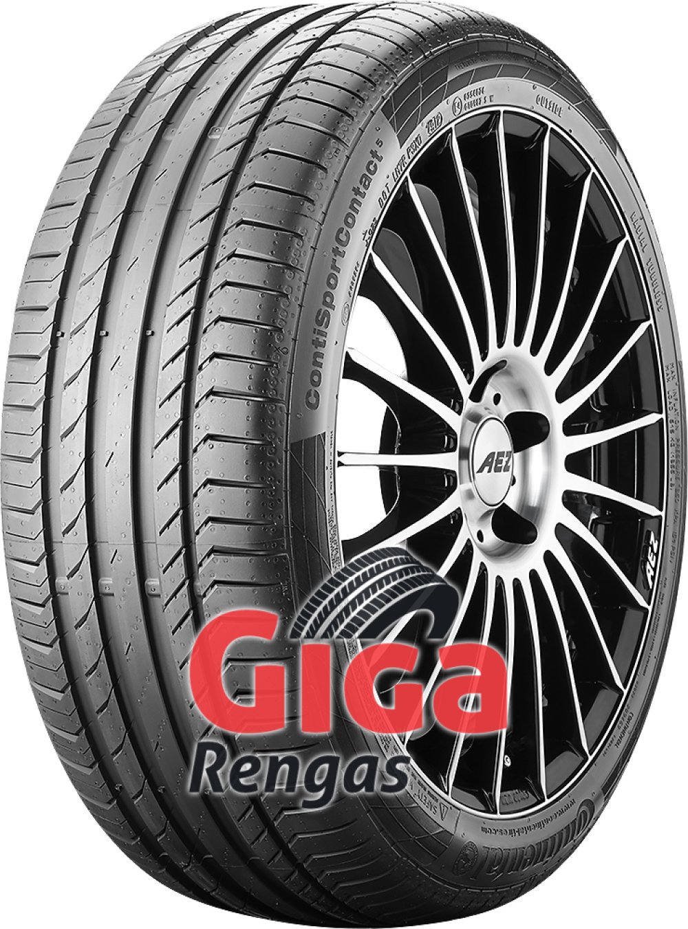 Continental ContiSportContact 5 SSR ( 255/40 R18 95Y *, vannealueen ripalla , runflat ) Continental ContiSportContact 5 SSR ( 255/40 R18 95Y *, vannealueen ripalla , runflat )