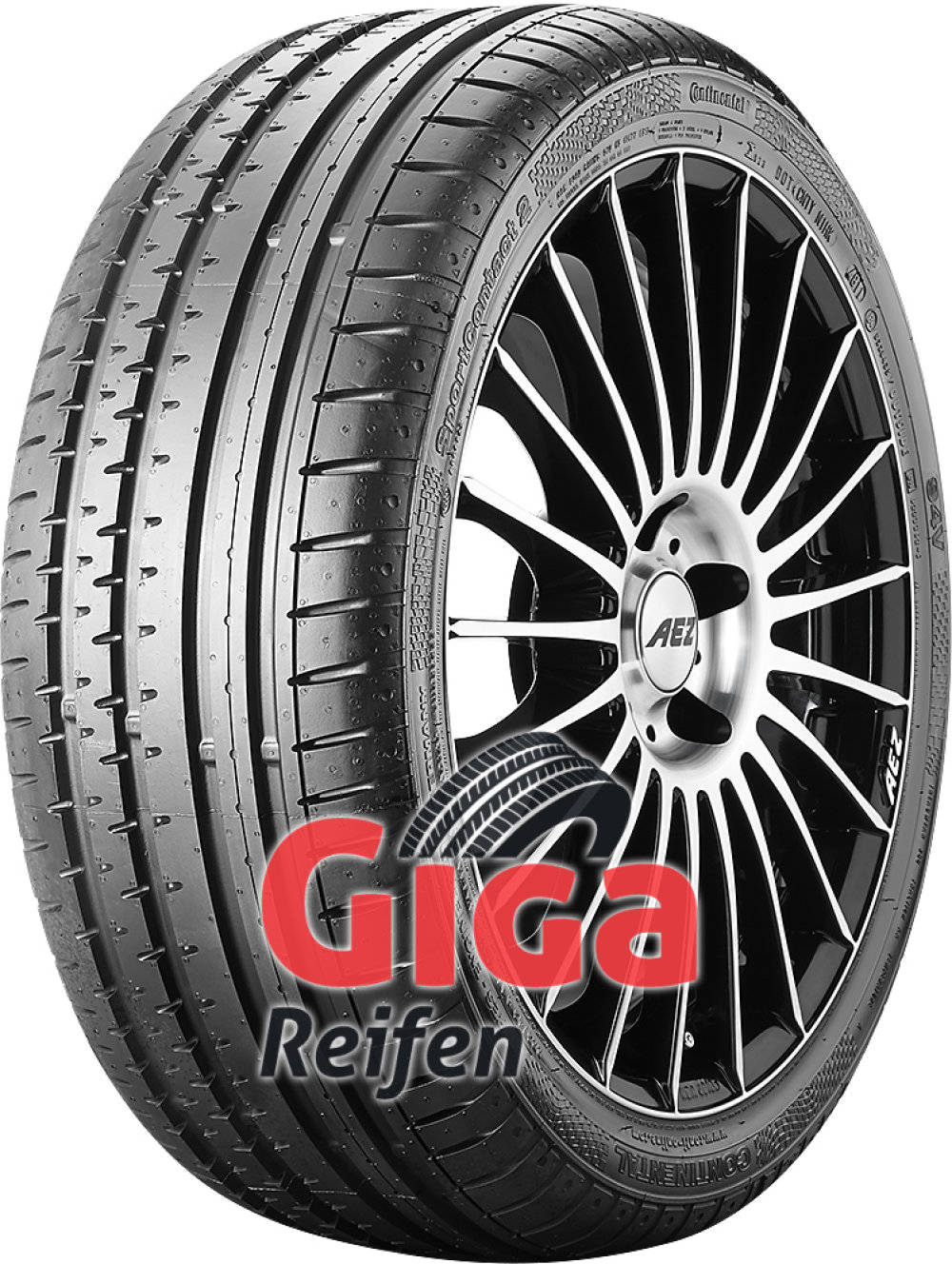 Continental SportContact 2 ( 205/55 R16 91W AO, mit Felgenrippe, mit Leiste ) Continental SportContact 2 ( 205/55 R16 91W AO, mit Felgenrippe, mit Leiste )