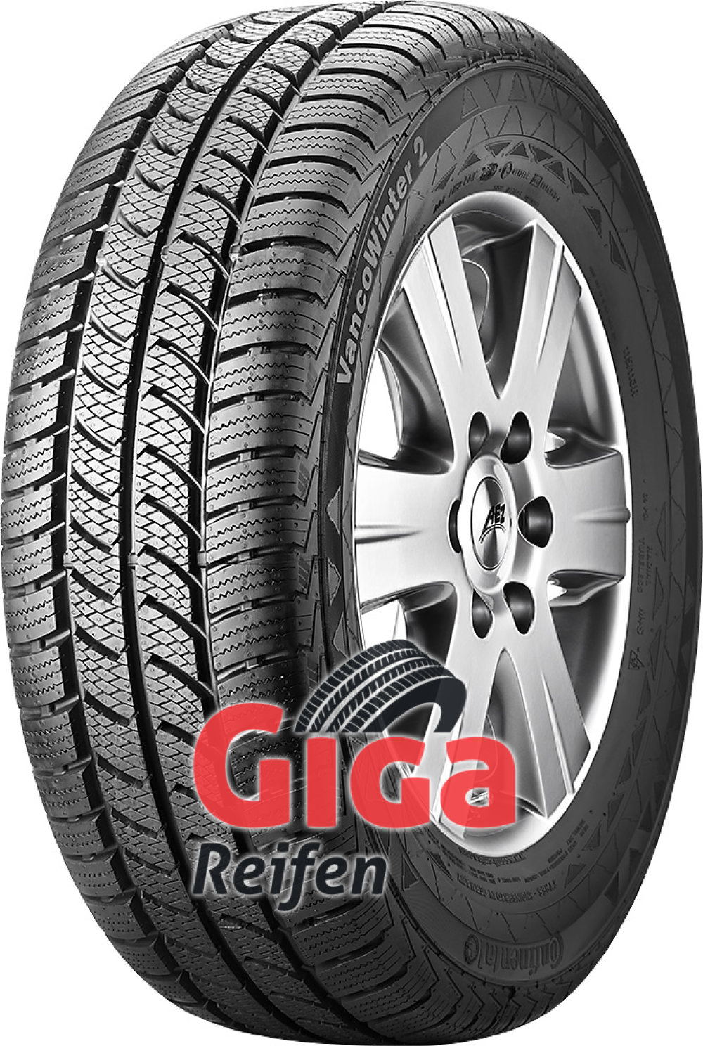 Continental VancoWinter 2 ( 205/70 R15C 106/104R 8PR ) Continental VancoWinter 2 ( 205/70 R15C 106/104R 8PR )