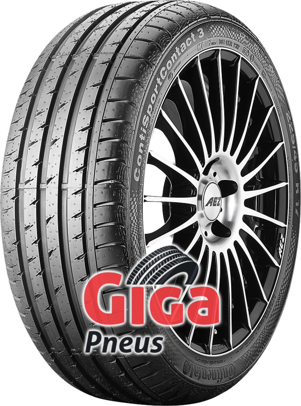 Continental ContiSportContact 3 ( 265/35 ZR18 97Y XL MO, avec rebord protecteur de jante ) Continental ContiSportContact 3 ( 265/35 ZR18 97Y XL MO, avec rebord protecteur de jante )