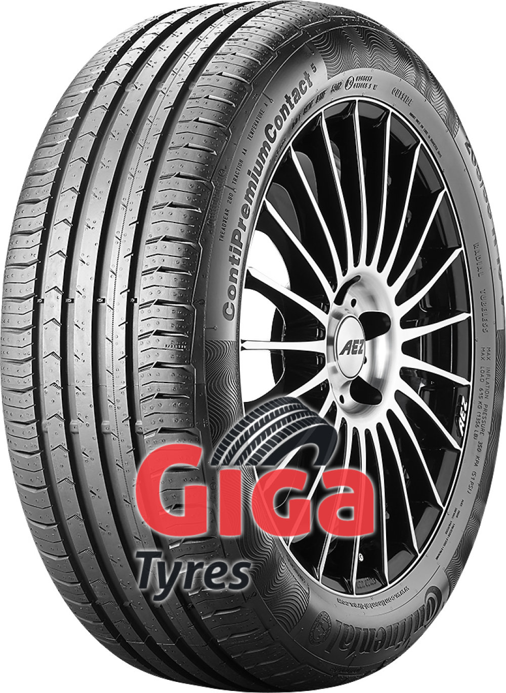 Continental PremiumContact 5 ( 225/55 R17 97V VOL, with kerbing rib ) Continental PremiumContact 5 ( 225/55 R17 97V VOL, with kerbing rib )
