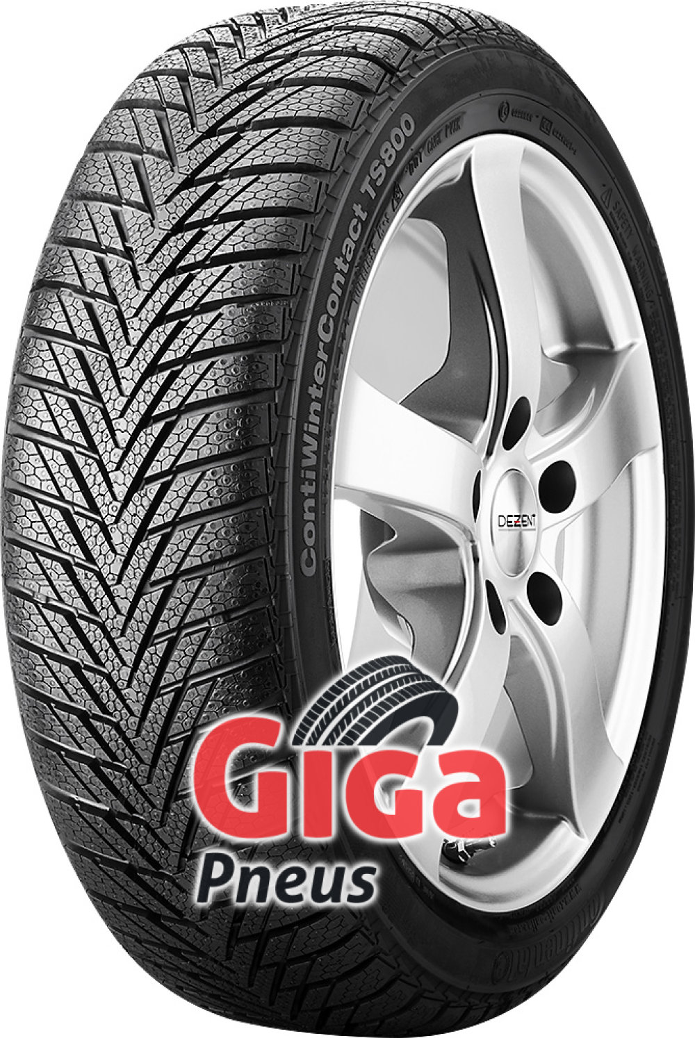 Continental ContiWinterContact TS 800 ( 155/60 R15 74T , com bordo da jante saliente ) Continental ContiWinterContact TS 800 ( 155/60 R15 74T , com bordo da jante saliente )