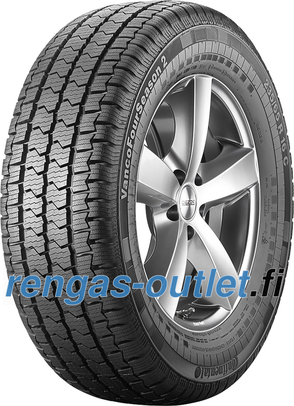 Continental VancoFourSeason 2 ( 205/75 R16C 110/108R 8PR ) Continental VancoFourSeason 2 ( 205/75 R16C 110/108R 8PR )