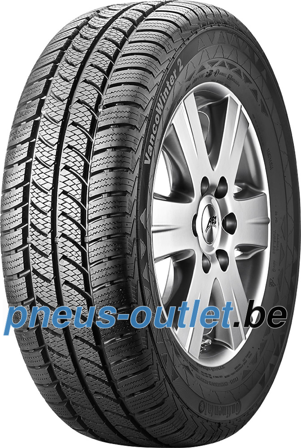 Continental VancoWinter 2 ( 195/75 R16C 107/105R 8PR ) Continental VancoWinter 2 ( 195/75 R16C 107/105R 8PR )