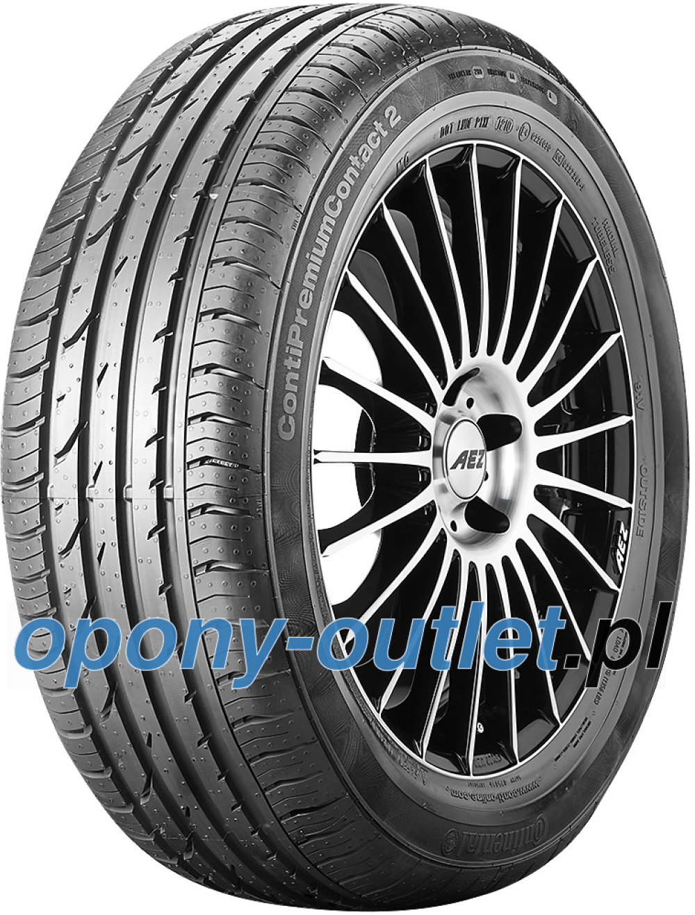 Continental PremiumContact 2 ( 205/55 R16 91V z paskiem osłaniającym felgę ) Continental PremiumContact 2 ( 205/55 R16 91V z paskiem osłaniającym felgę )