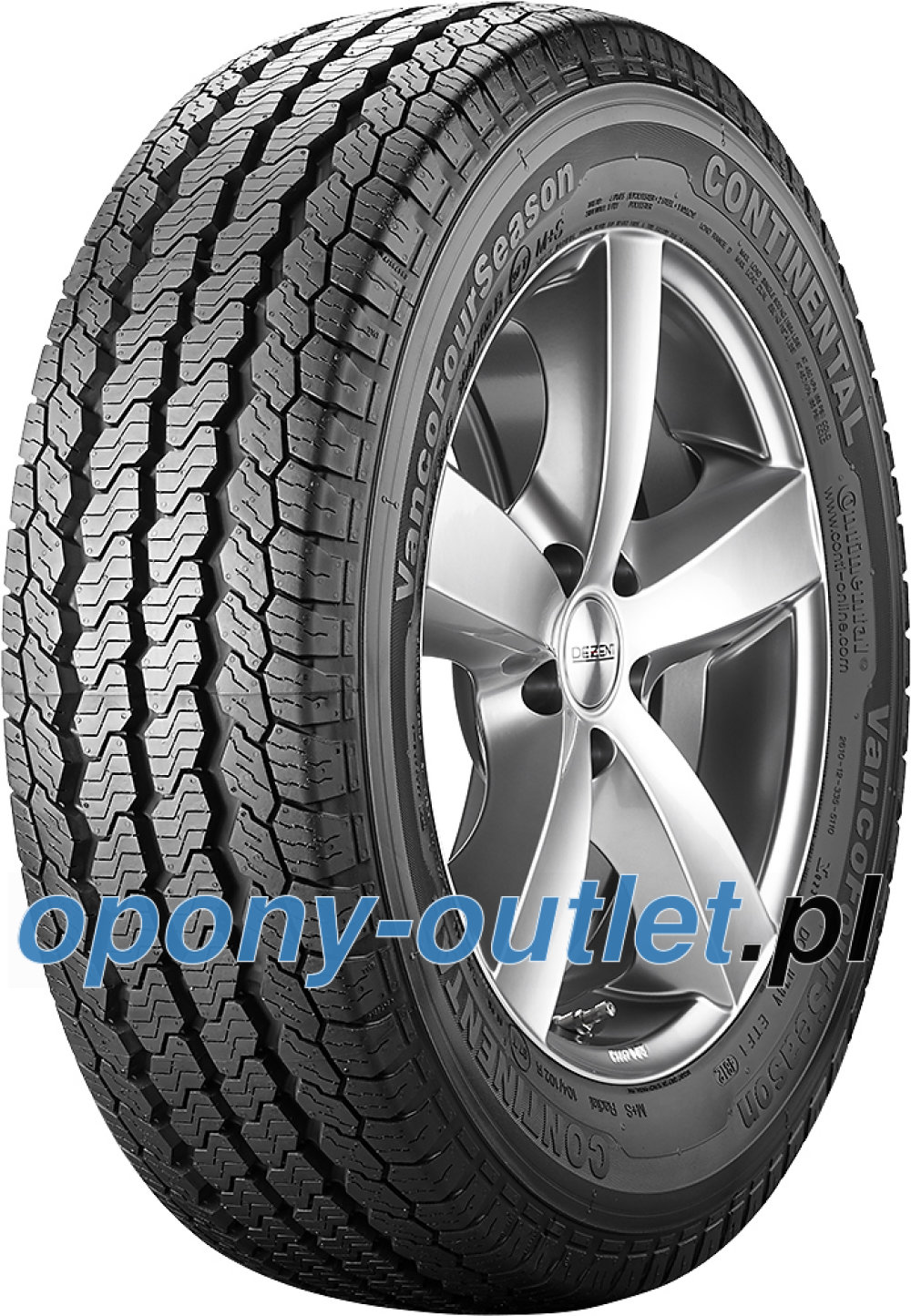 Continental VancoFourSeason ( 285/65 R16C 128N 10PR podwójne oznaczenie 123R ) Continental VancoFourSeason ( 285/65 R16C 128N 10PR podwójne oznaczenie 123R )