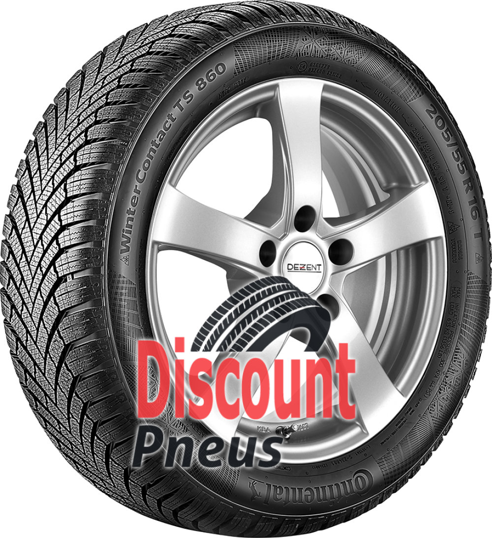 Continental Wintercontact Ts 860 Bsw 195 65 R15 91t Continental WinterContact TS 860 195/65 R15 91T - discount-pneus.com