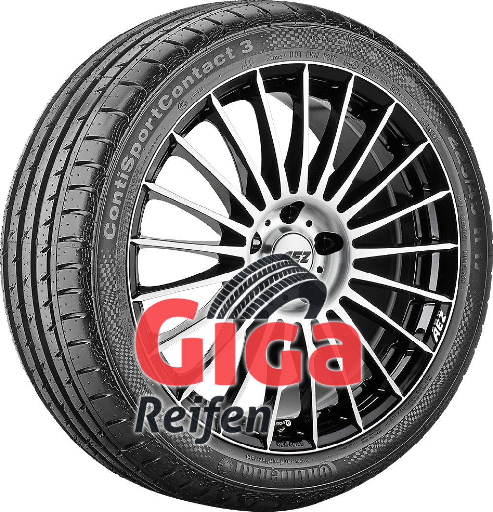 Continental Contisportcontact 3 255/45 R19 100Y Ao, Mit Felgenrippe