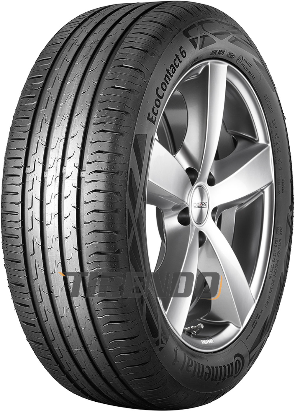 Image of Continental EcoContact 6 ( 195/60 R18 96H XL Conti Seal, EVc )