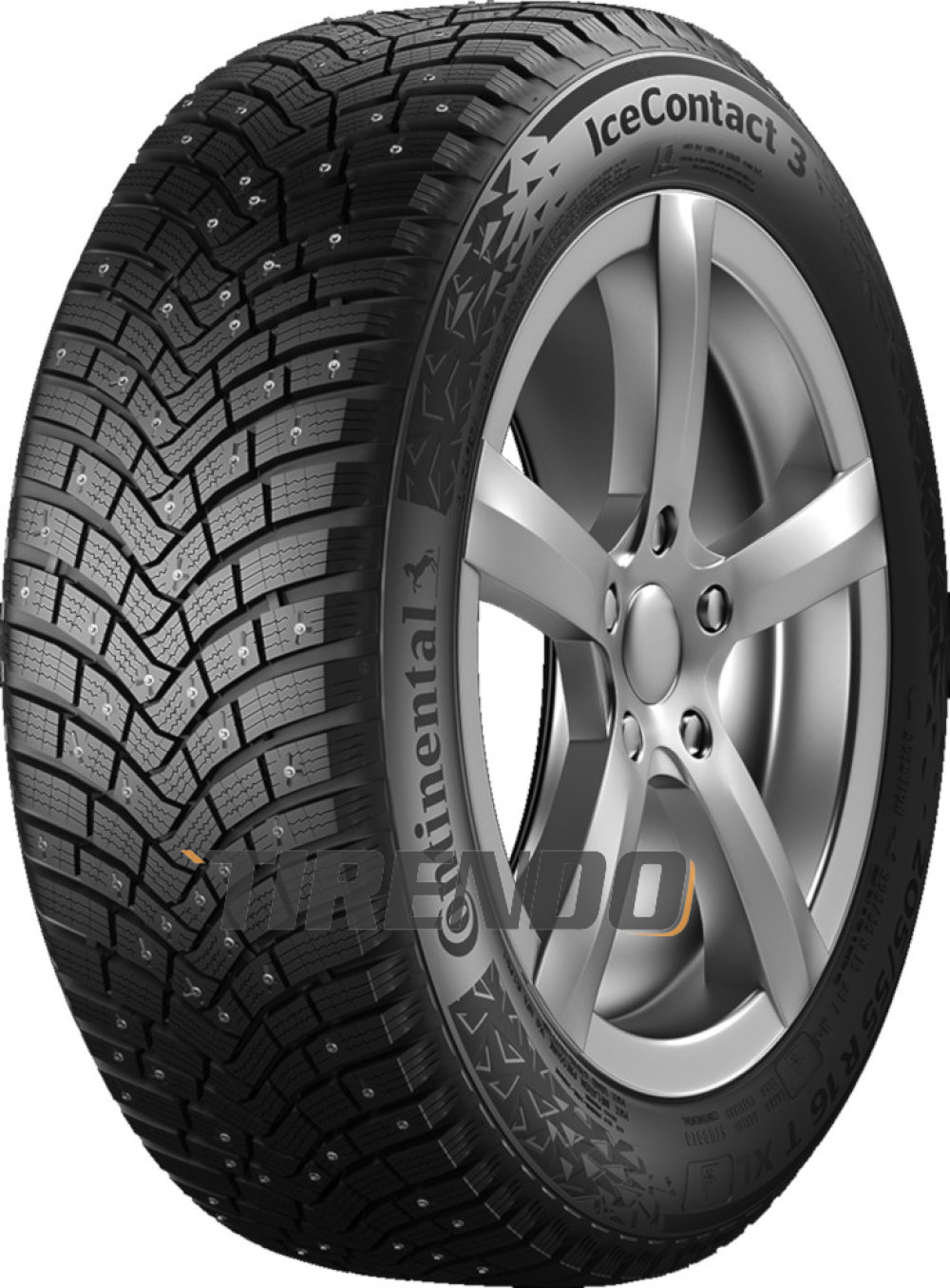 Image of Continental IceContact 3 ( 205/55 R16 94T XL Conti Seal, pneumatico chiodato )