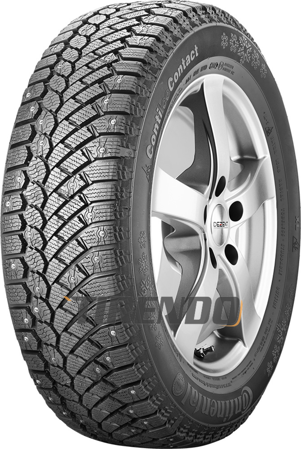 Continental ContiIceContact ( 215/50 R17 95T XL bespiked )