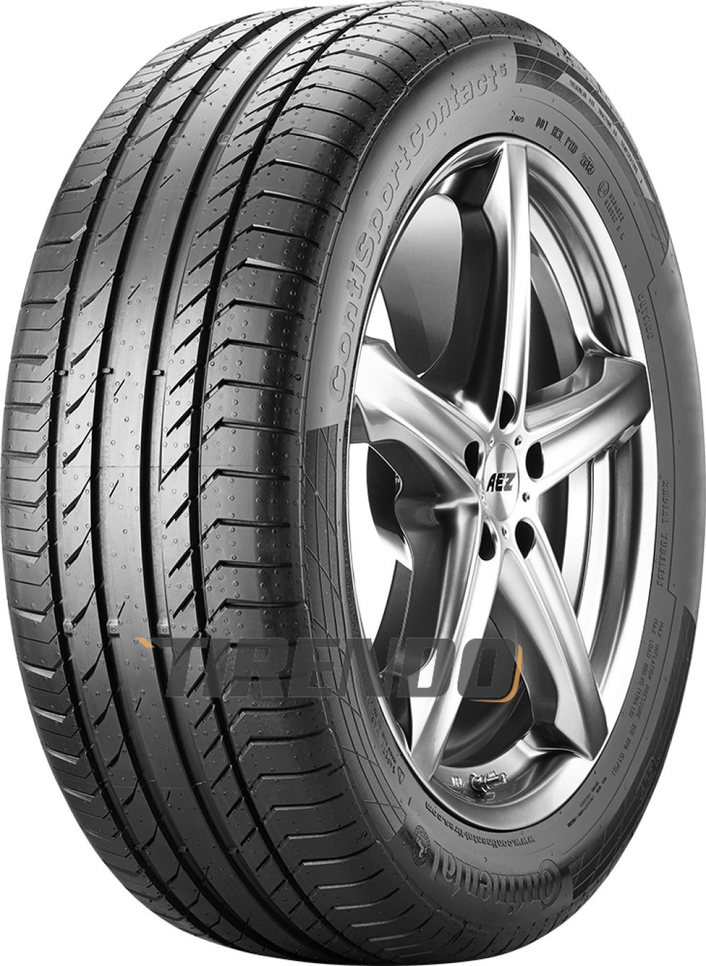 Continental SportContact 5 ( 295/40 R22 112Y XL med fälgskydd ContiSilent )