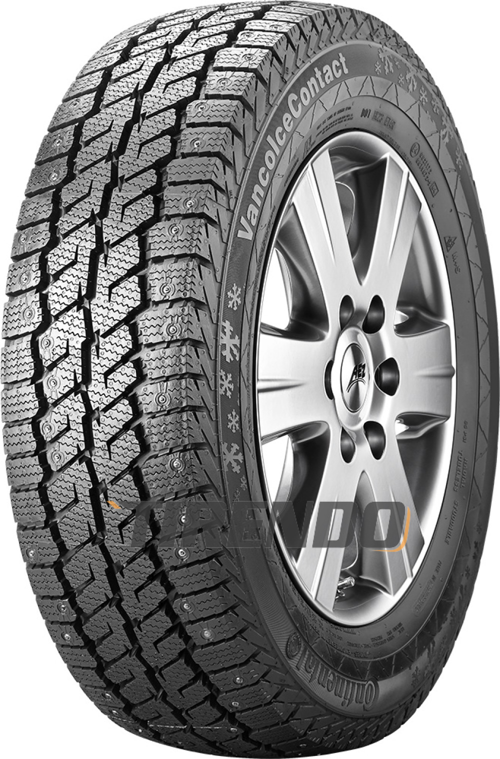 Continental Vanco Ice Contact ( 205/75 R16 110R Dubbade )