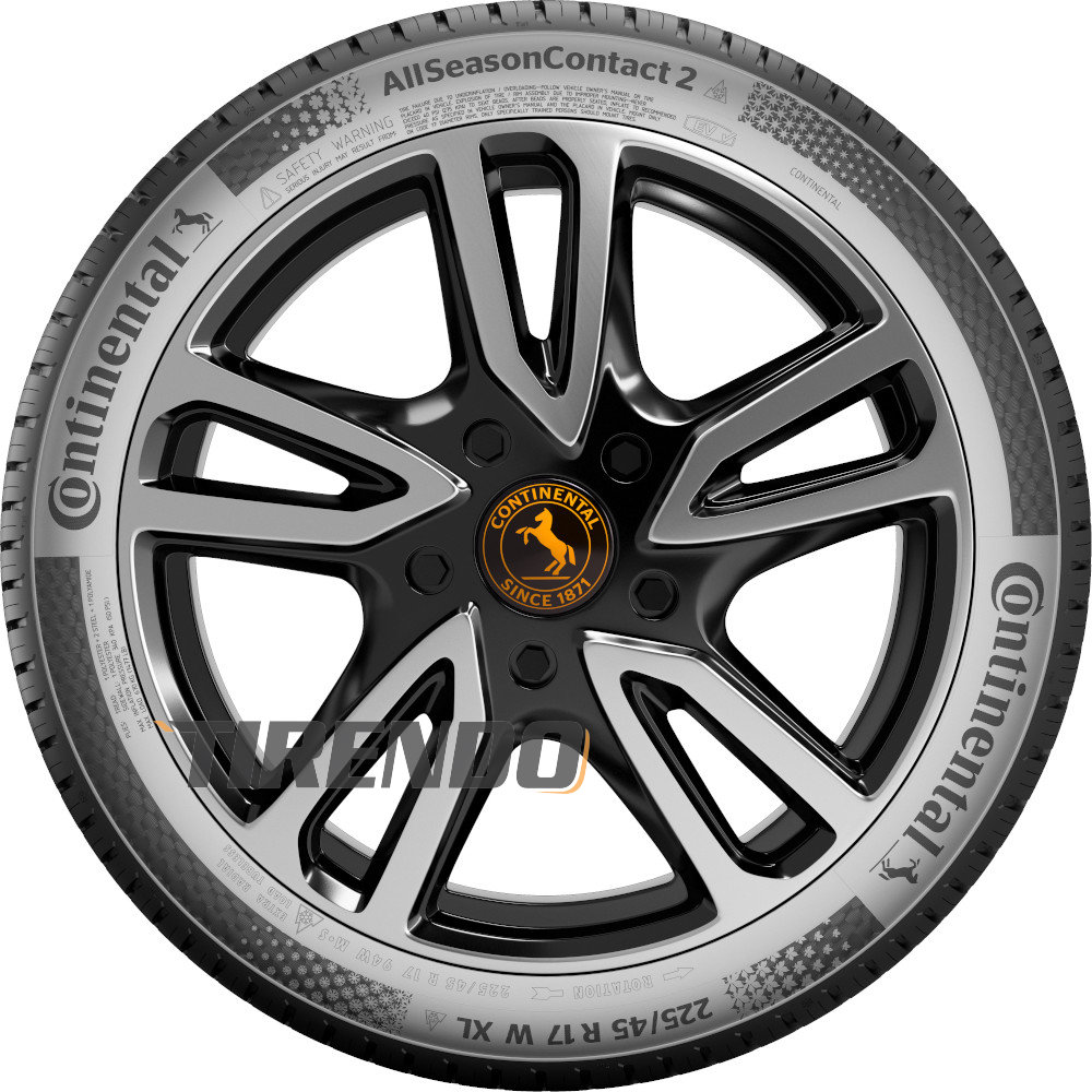 Continental Allseasoncontact 2 235/50 R20 100T Evc, Mit Felgenrippe