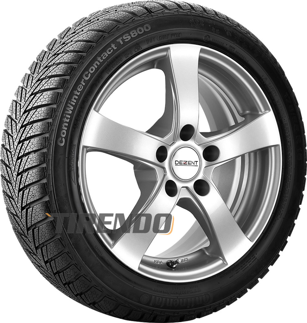 Continental Contiwintercontact Ts 800 155/60 R15 74T, Mit Felgenrippe