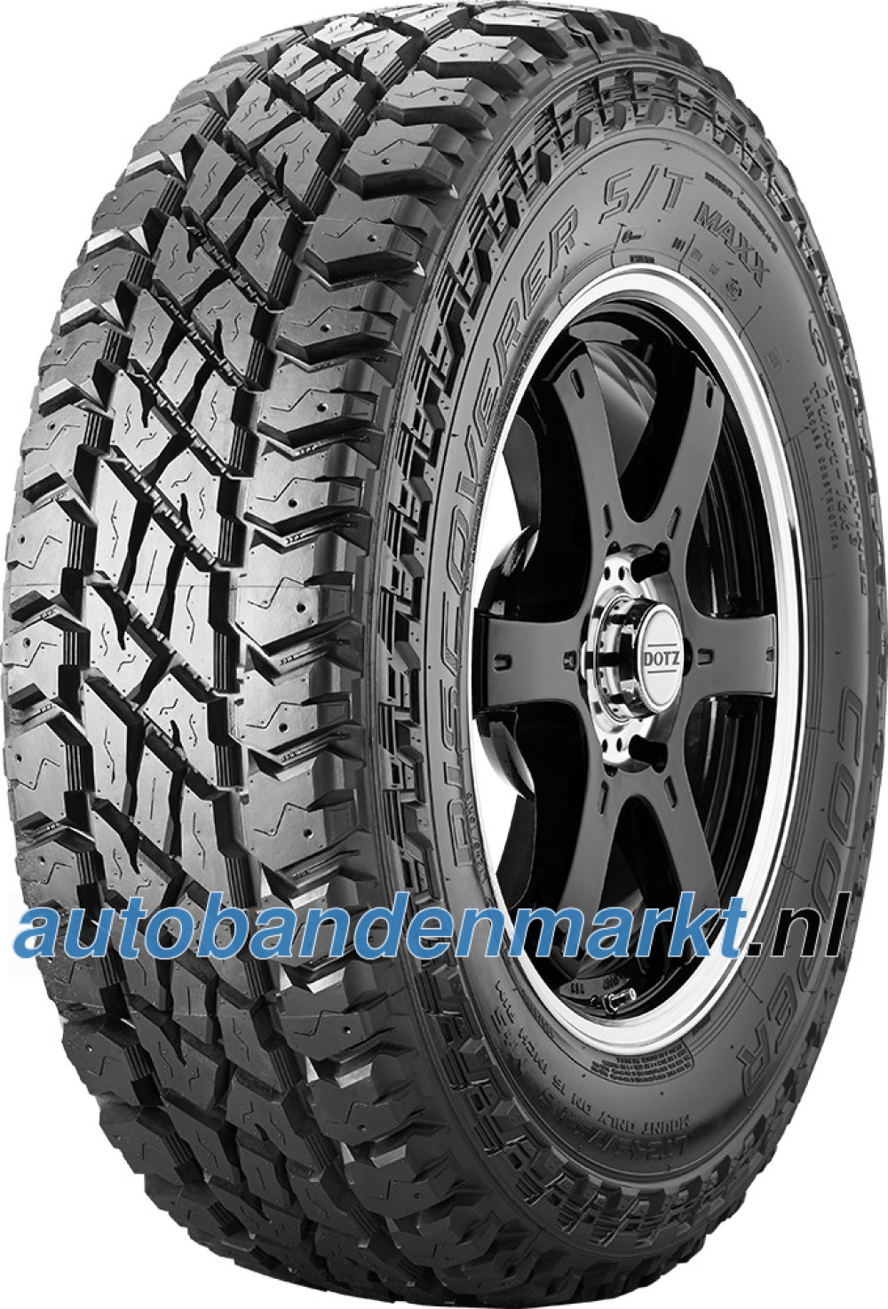 Afbeelding van Cooper Discoverer S/T Maxx ( LT225/75 R16 115/112Q 10PR, POR, Te spiken )