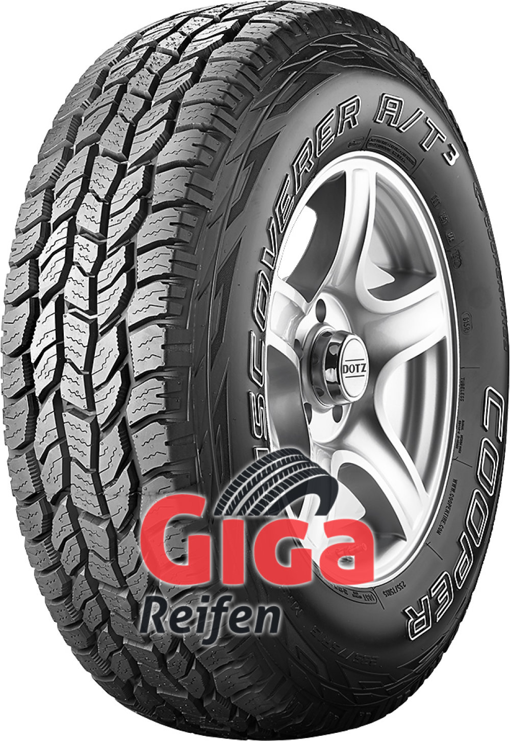 Cooper Discoverer AT3 ( LT245/70 R16 118/115R 10PR OWL ) Cooper Discoverer AT3 ( LT245/70 R16 118/115R 10PR OWL )