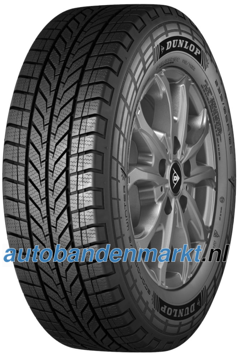 Afbeelding van Dunlop Econodrive Winter ( 195/60 R16C 99/97T 6PR BLK )