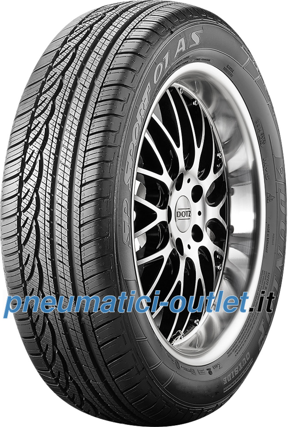 Dunlop SP Sport 01 A/S ( 225/40 R18 92H XL , con protezione del cerchio (MFS) ) Dunlop SP Sport 01 A/S ( 225/40 R18 92H XL , con protezione del cerchio (MFS) )