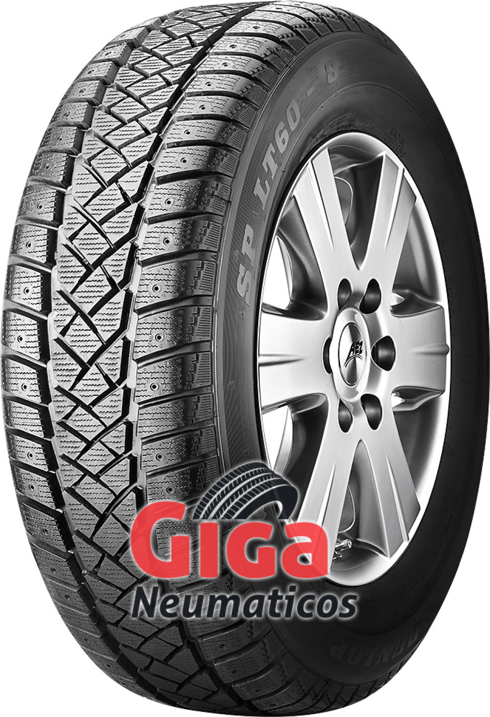 Dunlop SP LT 60 ( 225/70 R15C 112/110R 8PR doble marcado 115N, con sistema de anclaje de clavos ) Dunlop SP LT 60 ( 225/70 R15C 112/110R 8PR doble marcado 115N, con sistema de anclaje de clavos )