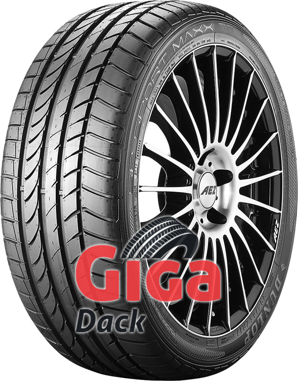 Dunlop SP Sport Maxx TT ROF ( 195/55 R16 87V *, med fälg skyddslist (MFS), runflat ) Dunlop SP Sport Maxx TT ROF ( 195/55 R16 87V *, med fälg skyddslist (MFS), runflat )