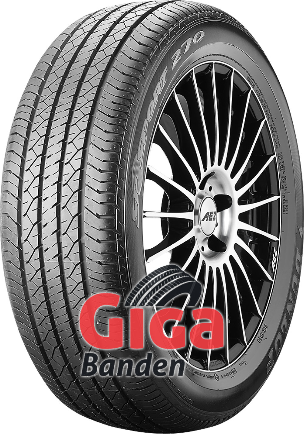 Dunlop SP Sport 270 ( 235/55 R18 100H links ) Dunlop SP Sport 270 ( 235/55 R18 100H links )