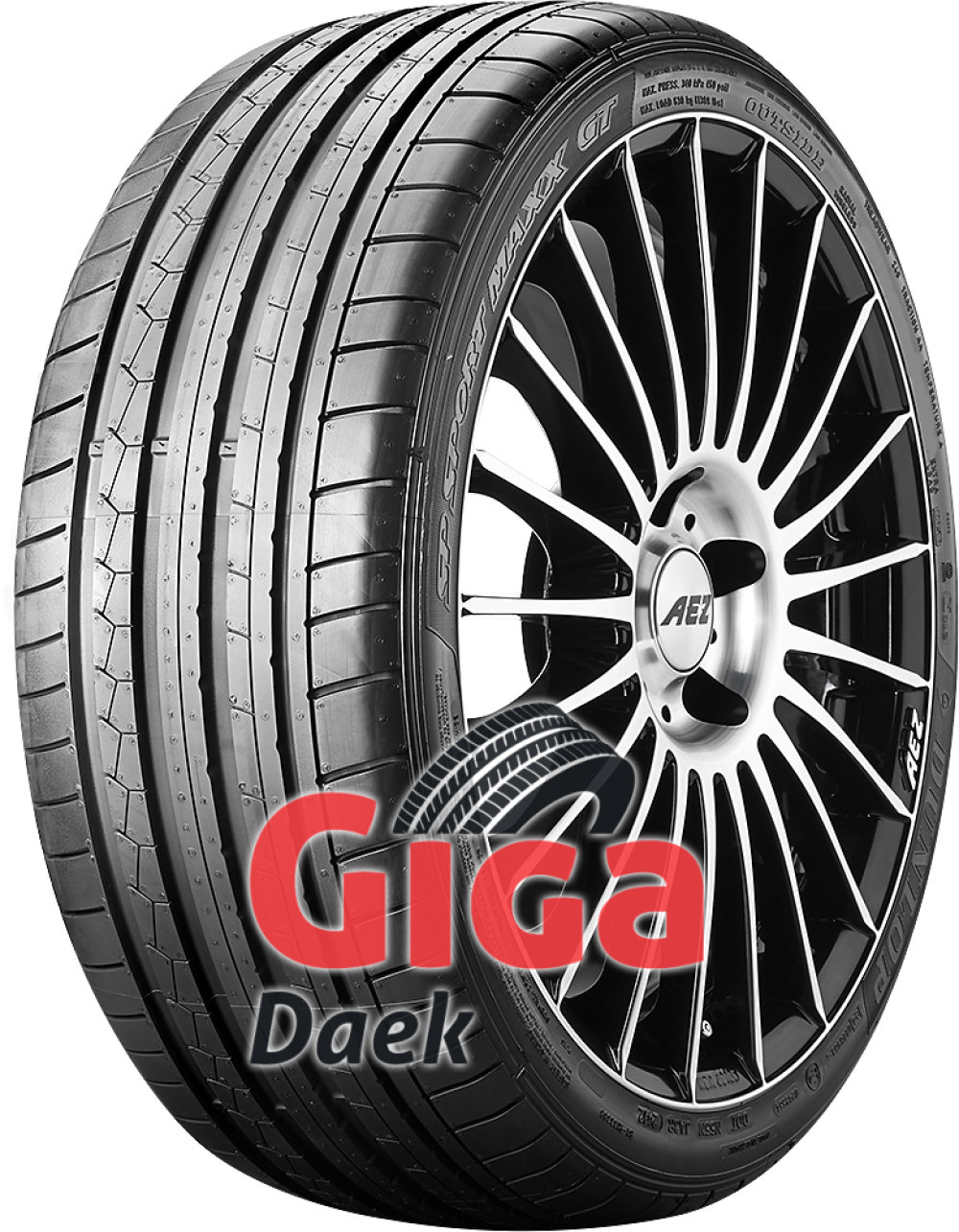 Dunlop SP Sport Maxx GT ( 245/45 ZR19 102Y XL med fælgbeskyttelse (MFS) ) Dunlop SP Sport Maxx GT ( 245/45 ZR19 102Y XL med fælgbeskyttelse (MFS) )