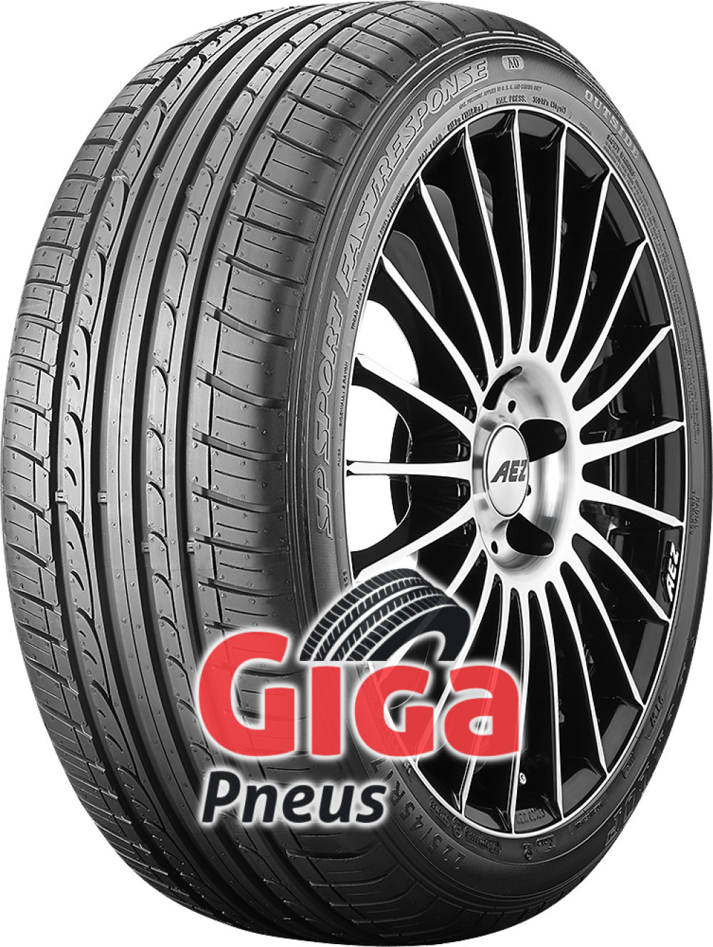 Dunlop SP Sport FastResponse ( 225/45 R17 91W AO, avec protège-jante (MFS) ) Dunlop SP Sport FastResponse ( 225/45 R17 91W AO, avec protège-jante (MFS) )