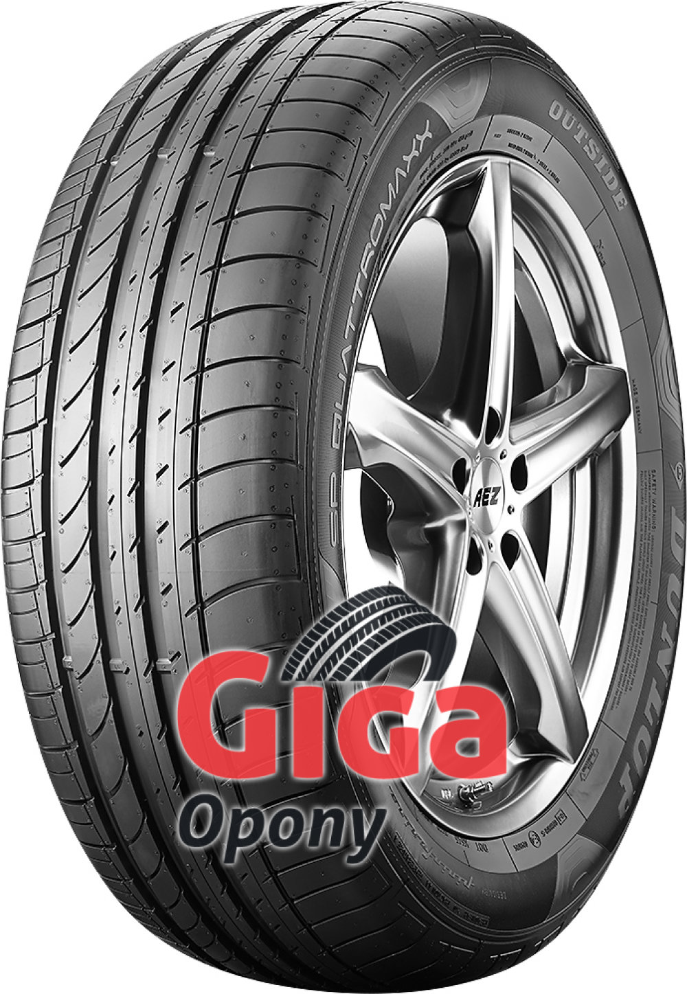 Dunlop SP QuattroMaxx ( 255/55 R19 111W XL osłona felgi (MFS) ) Dunlop SP QuattroMaxx ( 255/55 R19 111W XL osłona felgi (MFS) )