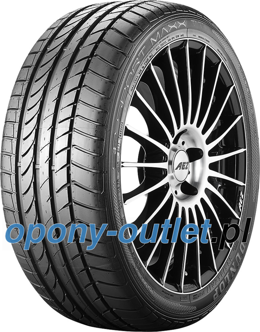 Dunlop SP Sport Maxx TT ROF ( 255/45 R17 98W runflat, osłona felgi (MFS), * ) Dunlop SP Sport Maxx TT ROF ( 255/45 R17 98W runflat, osłona felgi (MFS), * )