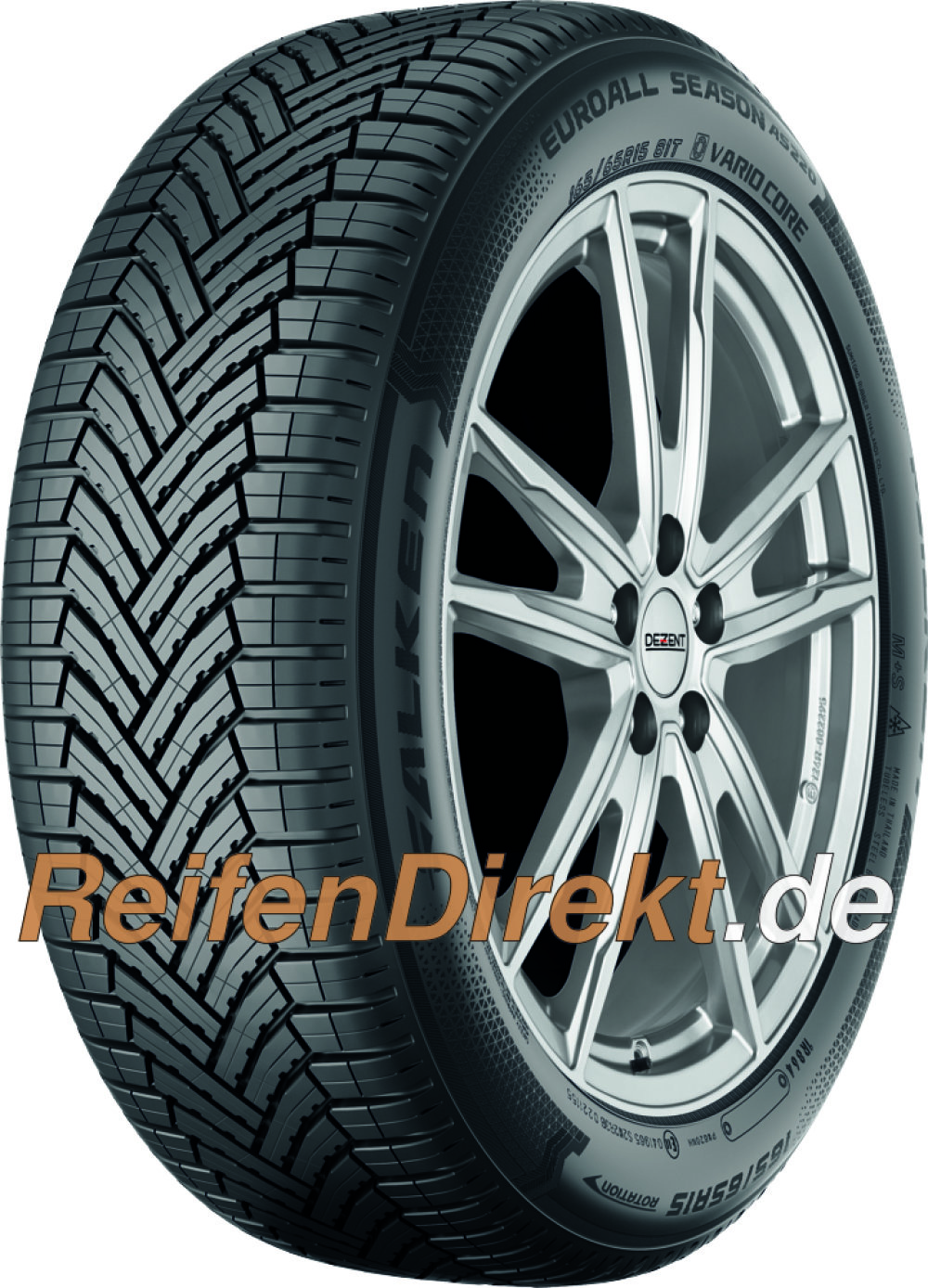 Falken EUROALL SEASON AS220 ( 195/45 R16 84V XL, mit Felgenschutz (MFS) BLK, VCe )