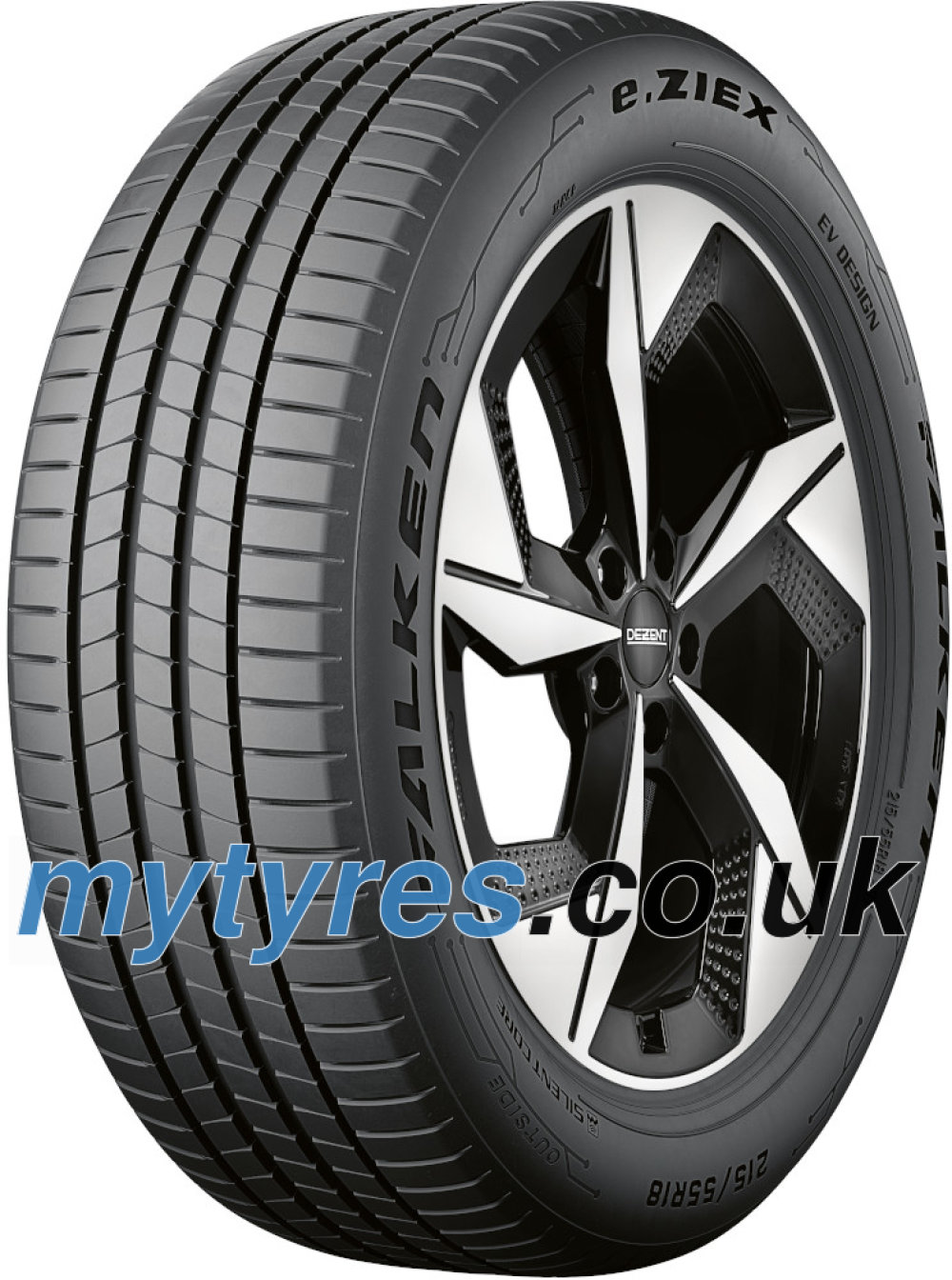 Falken e.ZIEX 205/45 R17 88V XL EV, with rim protection (MFS) NBLK