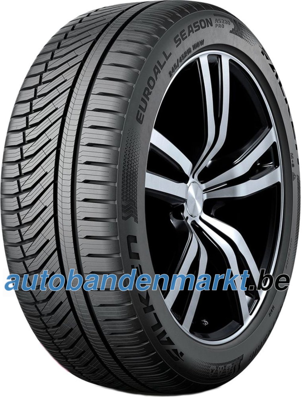 Falken EUROALL SEASON AS220 ( 205/45 R17 88V XL, VCe, met velgrandbescherming (MFS) BLK )