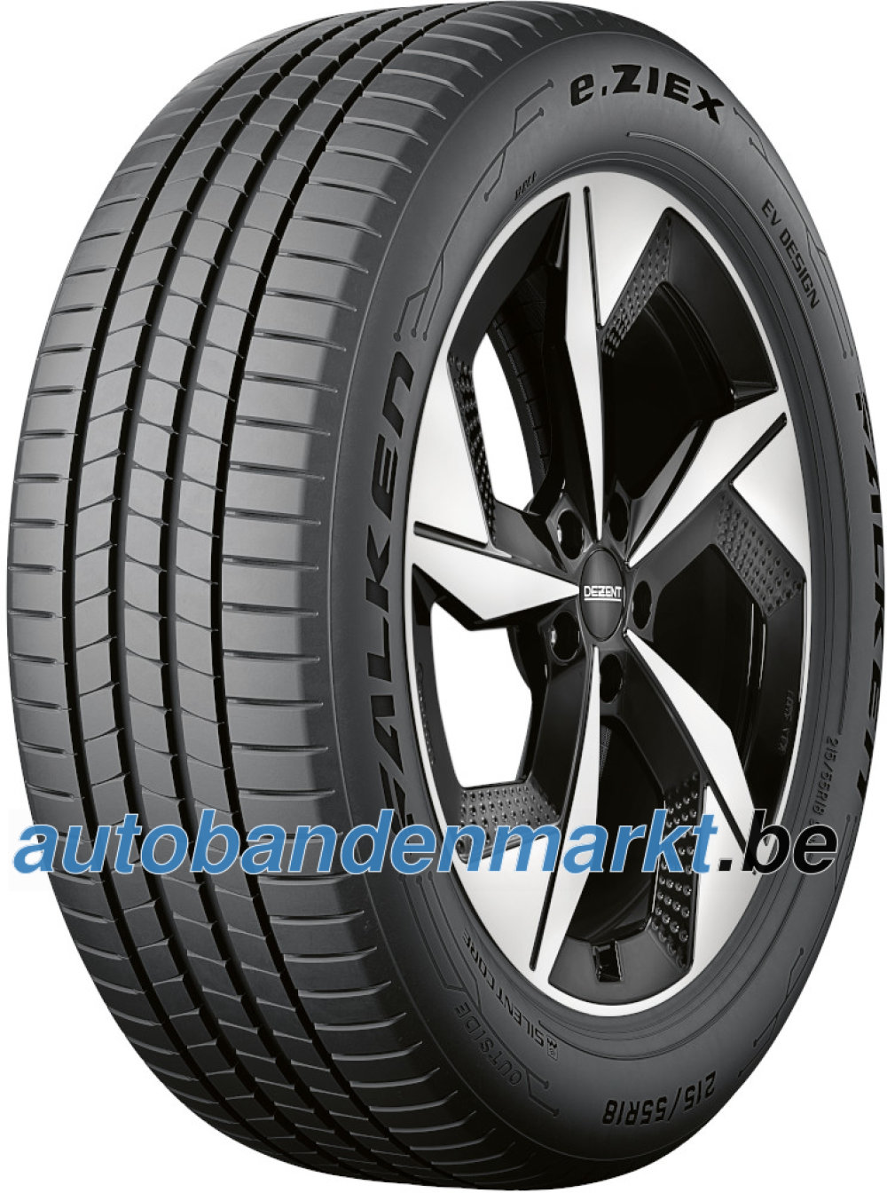 Falken e.ZIEX ( 255/40 R21 102V XL EV, Silent Core, met velgrandbescherming (MFS) NBLK )
