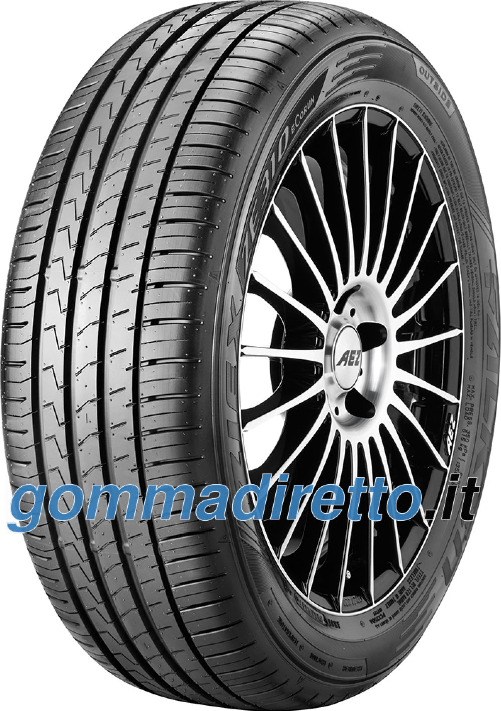 Falken ZIEX ZE310A ECORUN 215/65 R17 99V AO, Ecorun BLK - www