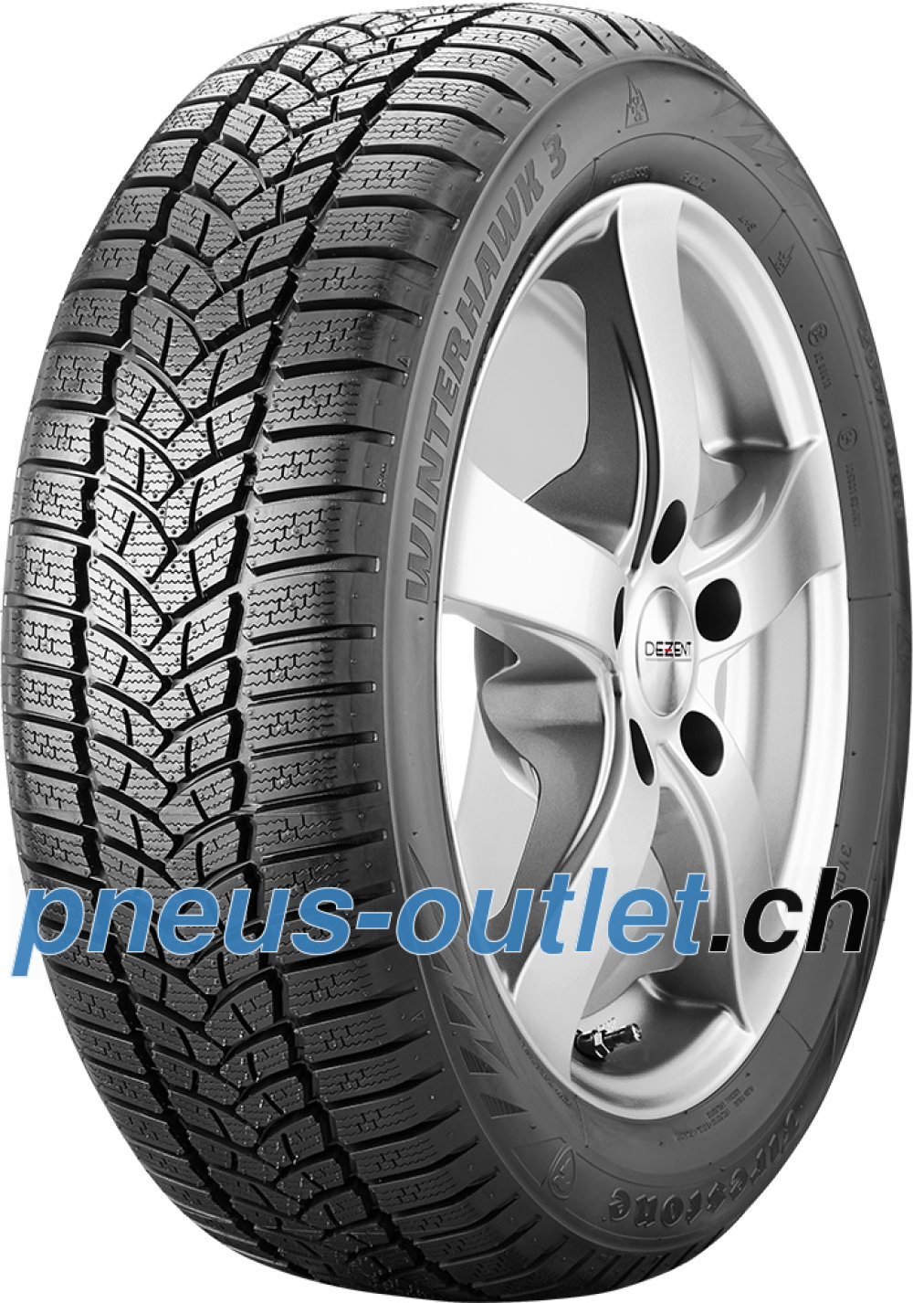 Firestone Winterhawk 3 ( 225/45 R17 91H , avec protège-jante (MFS) ) Firestone Winterhawk 3 ( 225/45 R17 91H , avec protège-jante (MFS) )