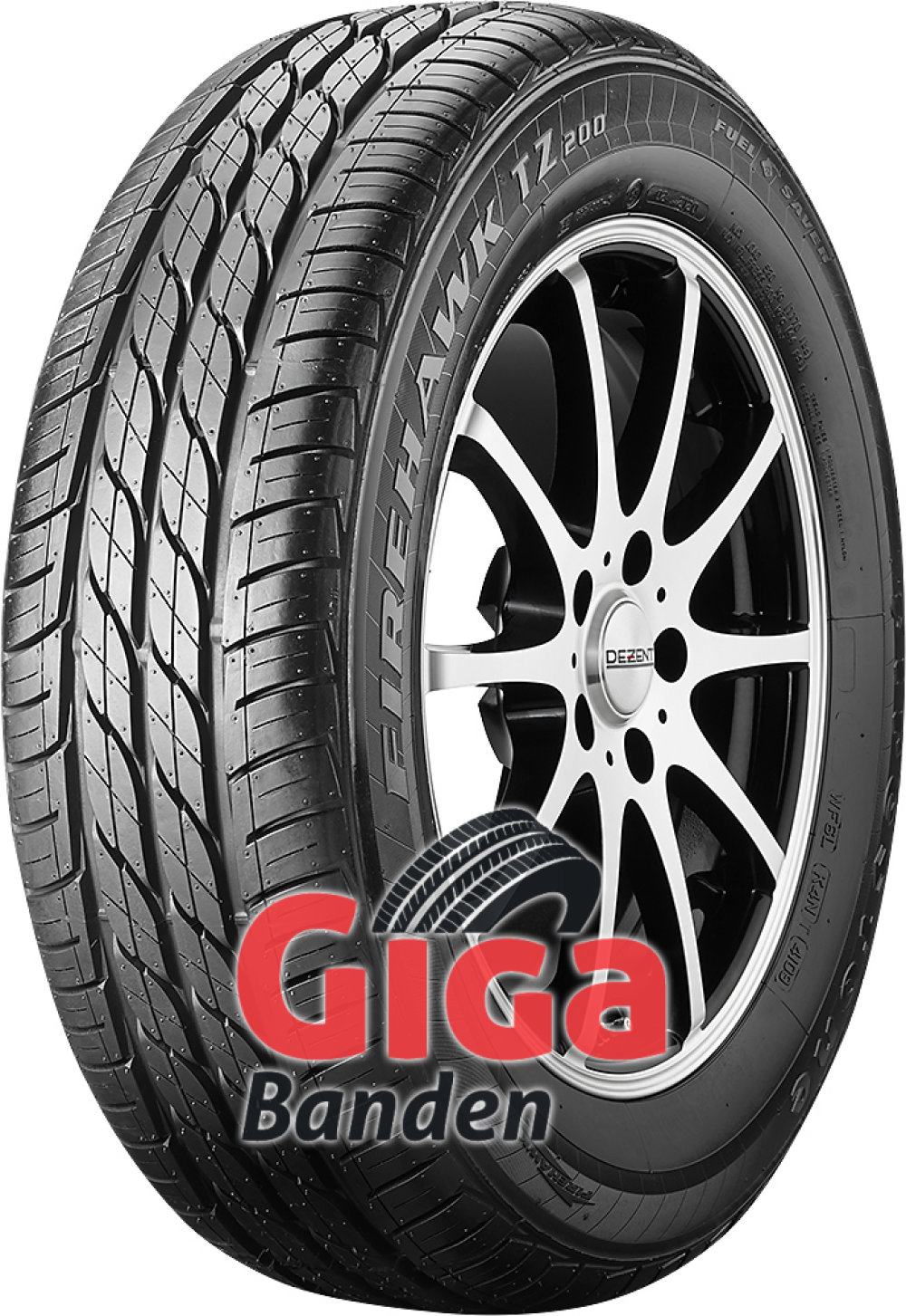 Firestone Firehawk TZ200 Fuel Saver ( 195/45 R15 78V met velgrandbescherming (MFS) ) Firestone Firehawk TZ200 Fuel Saver ( 195/45 R15 78V met velgrandbescherming (MFS) )