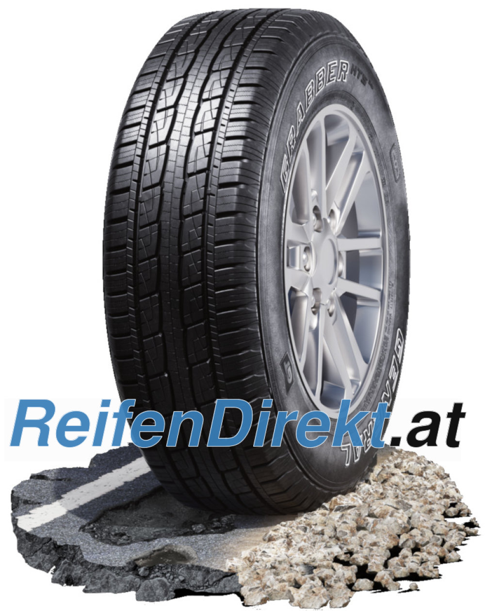 General Tire GENERAL TIRE GRABBER HTS60 265/65R17 112T FR OWL 265/65 R17