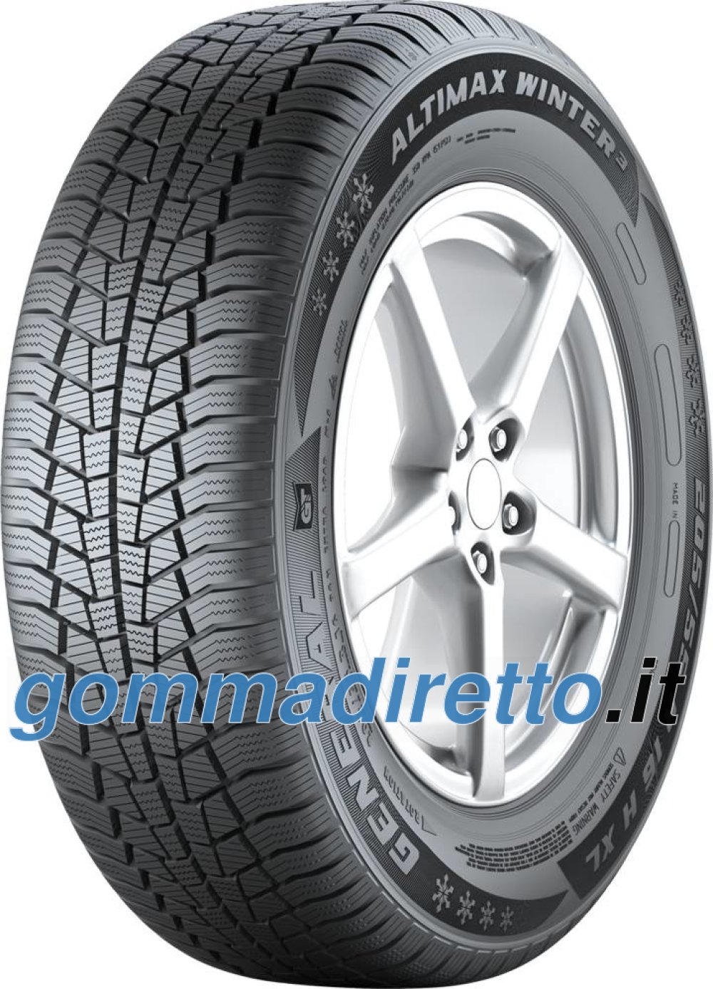 Image of General Altimax Winter 3 ( 165/70 R14 81T )