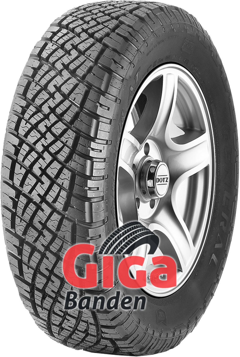 General GRABBER AT ( 235/70 R16 106S , met velgrandbescherming OWL ) General GRABBER AT ( 235/70 R16 106S , met velgrandbescherming OWL )