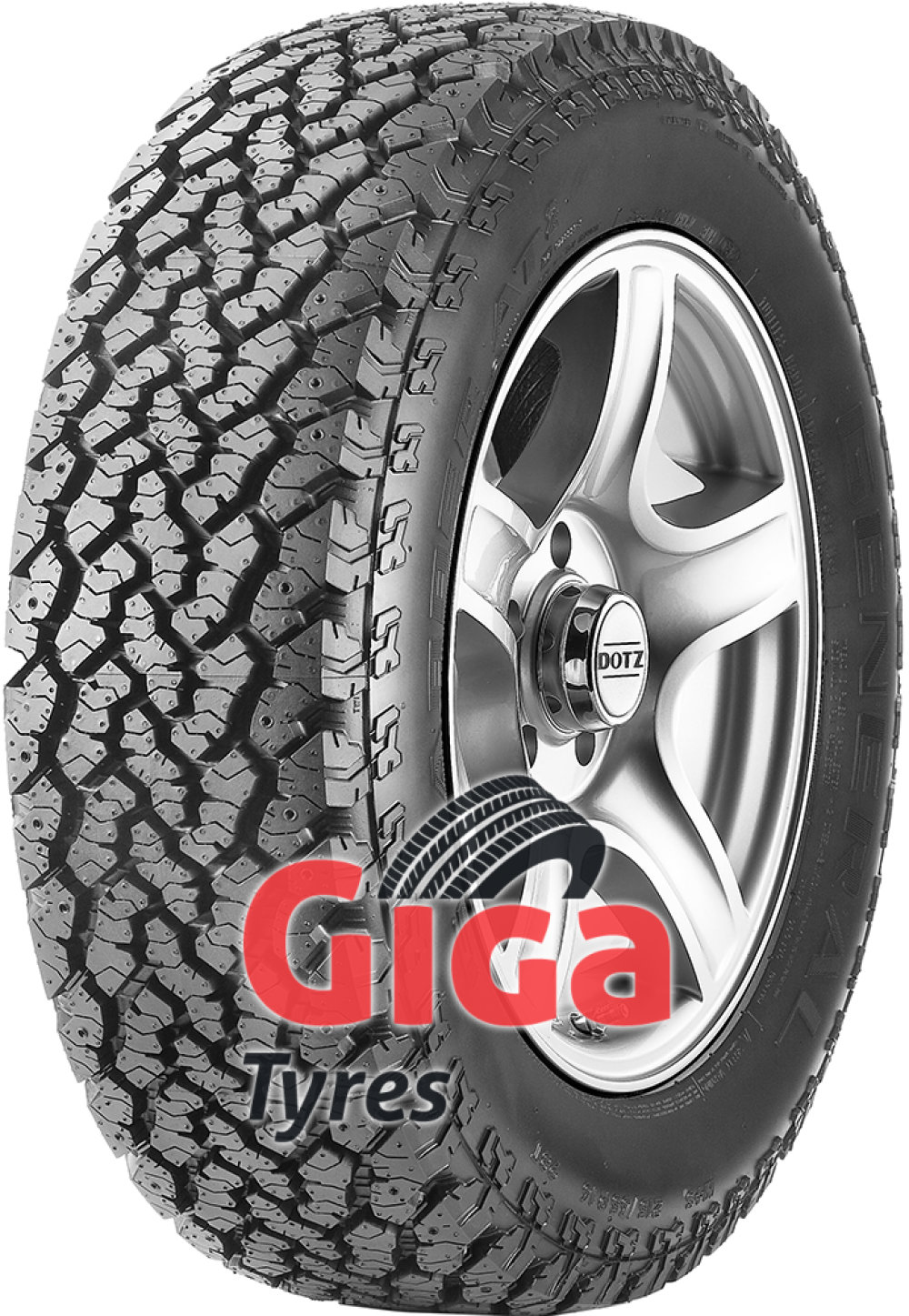 General GRABBER AT2 ( 265/70 R17 115S ,with kerbing rib OWL ) General GRABBER AT2 ( 265/70 R17 115S ,with kerbing rib OWL )