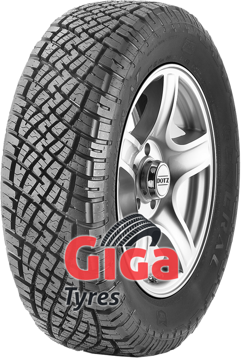 General GRABBER AT ( 235/70 R16 106S , with kerbing rib OWL ) General GRABBER AT ( 235/70 R16 106S , with kerbing rib OWL )