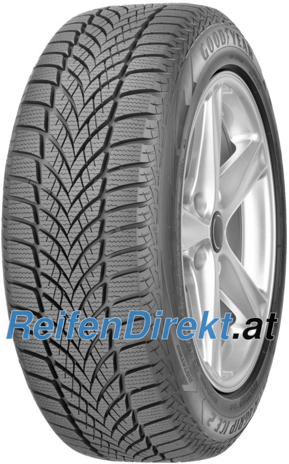 Goodyear UltraGrip Ice 2 ( 245/45 R17 99T XL, Nordic compound, mit Felgenschutz (MFS) )