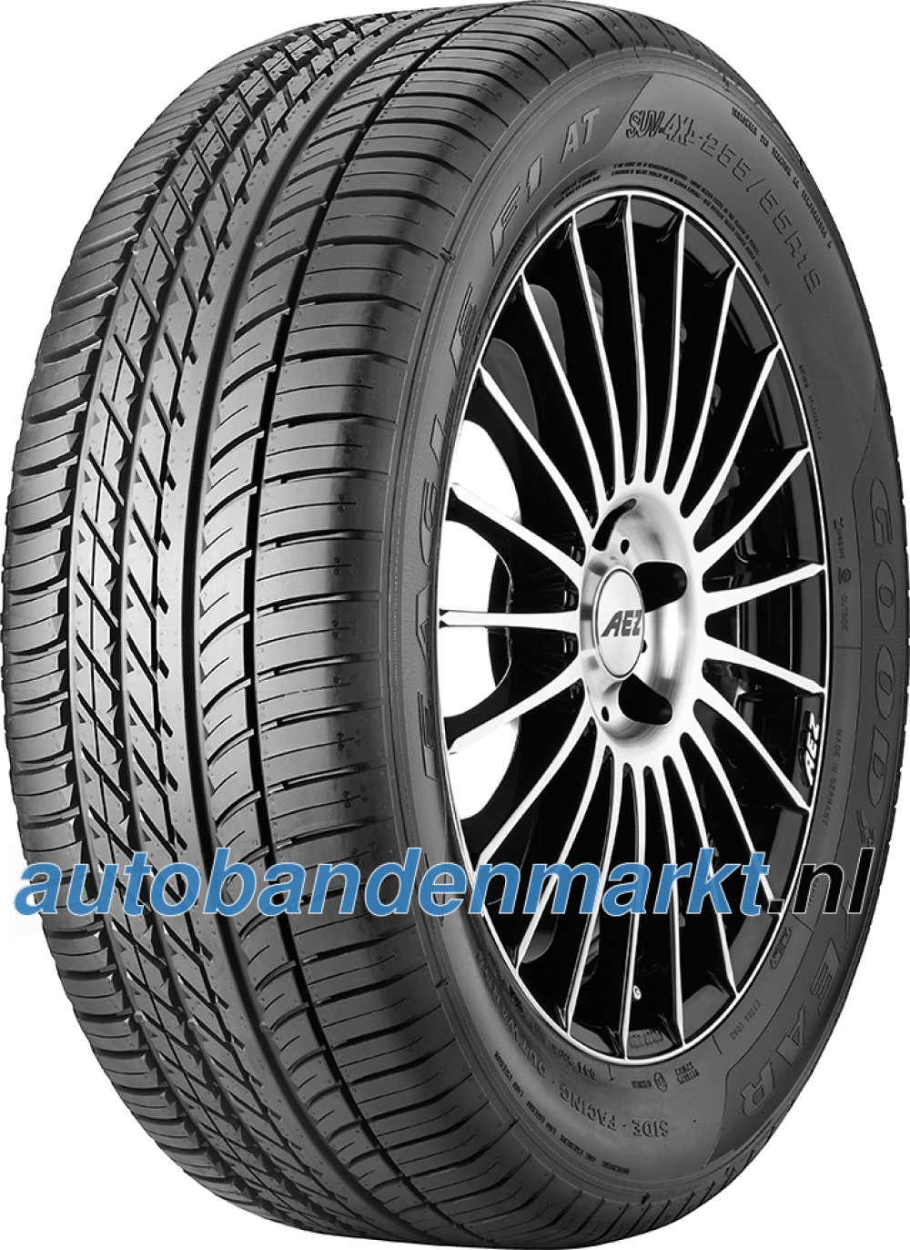 Afbeelding van Goodyear Eagle F1 Asymmetric AT ( 235/50 R20 104W XL EVR, J, LR, SCT, SUV, met velgrandbescherming (MFS) )